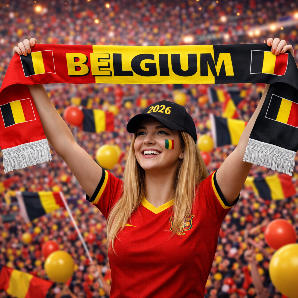 Belgian National Team Supporter Scarf