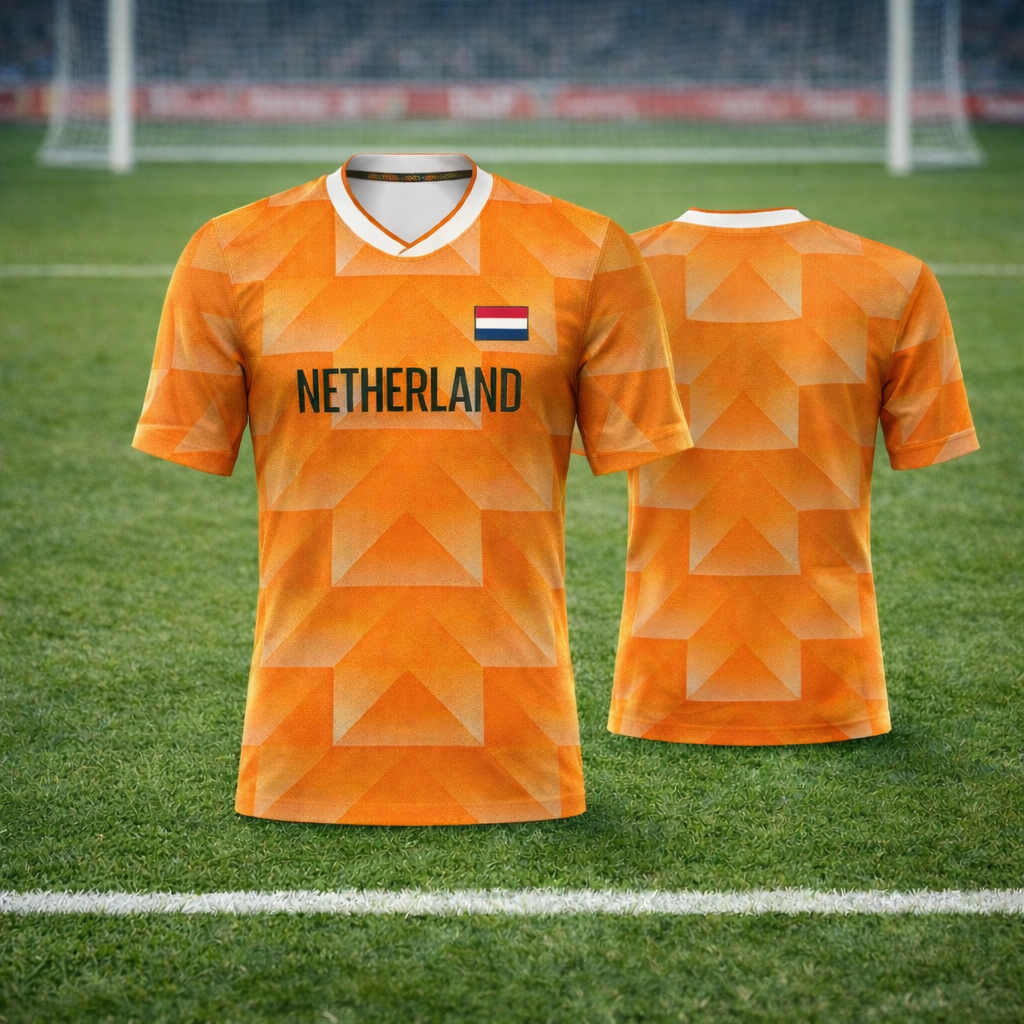 Camisola de Adepto da Seleção Holandesa