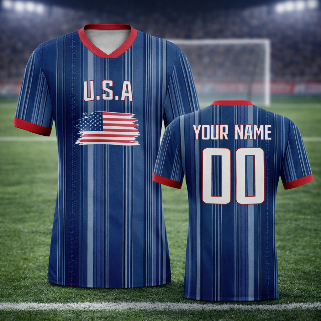 Camisola de Adepto da Seleção dos EUA