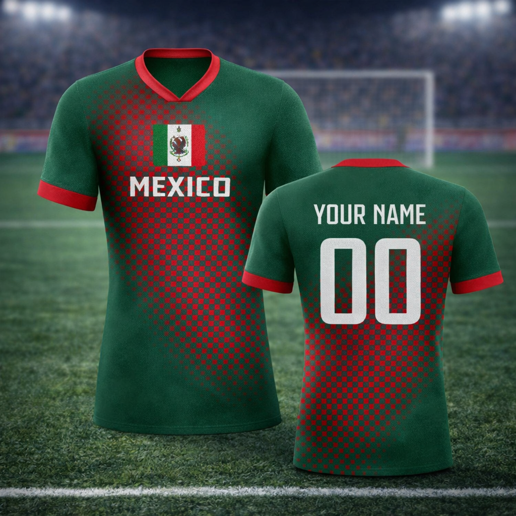 Camisola de Adepto da Seleção Mexicana