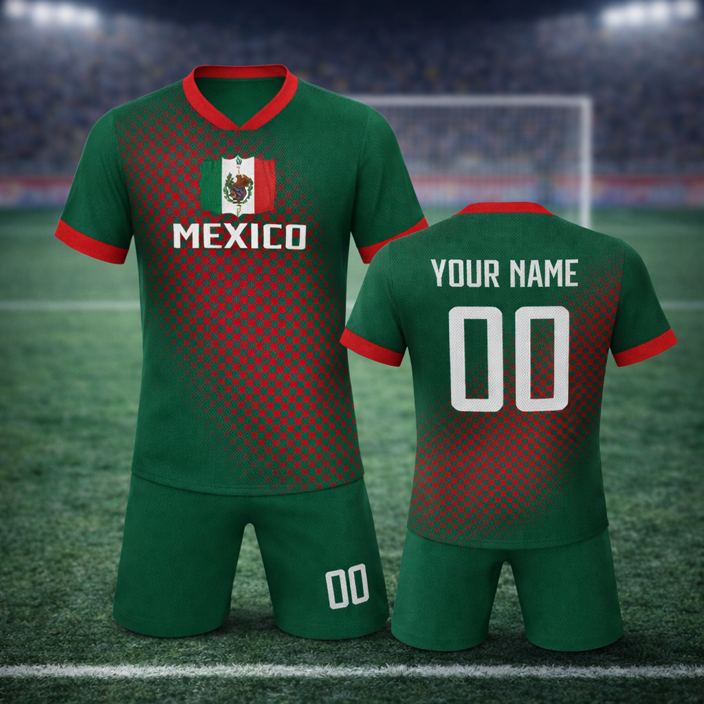 Camisola de Adepto Infantil da Seleção Mexicana
