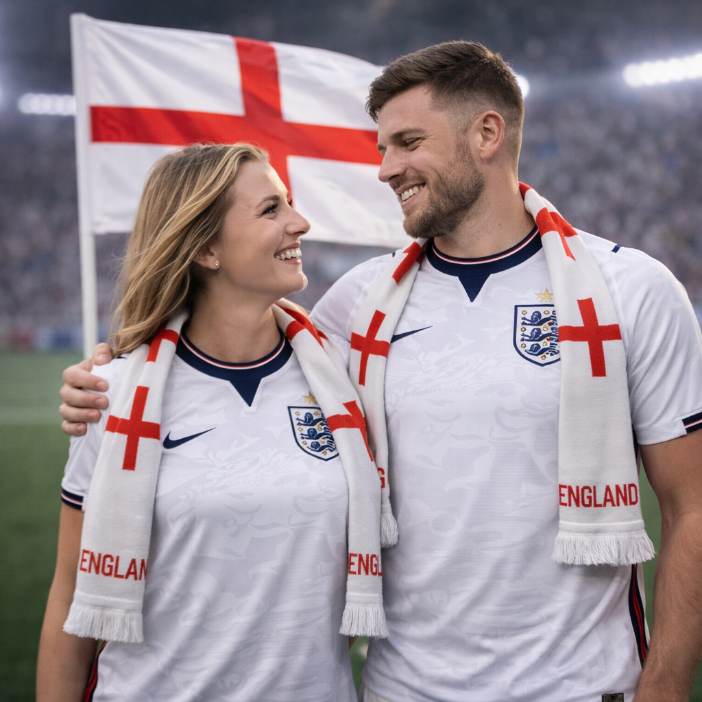 Kit União Nacional Inglaterra 2026 – Edição Casal