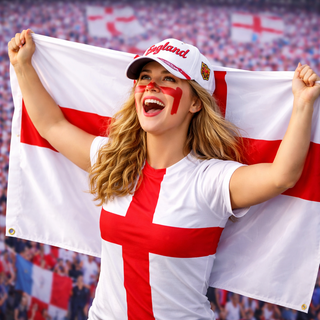 Bandeira de Adepto da Seleção Inglesa