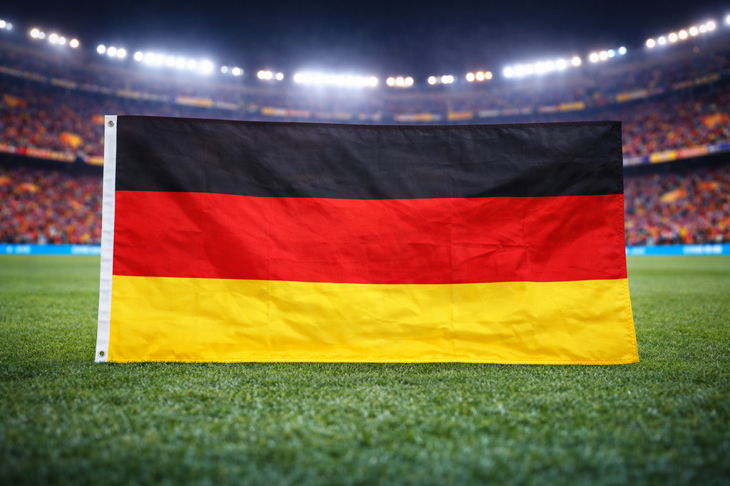 Flag of a German National Team Supporter