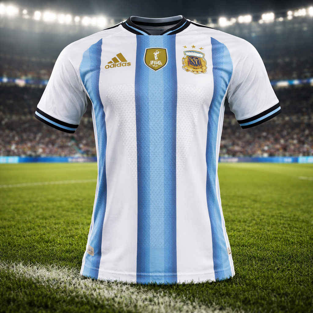 Camisola Argentina Premium Fan Edition - Azul Celeste