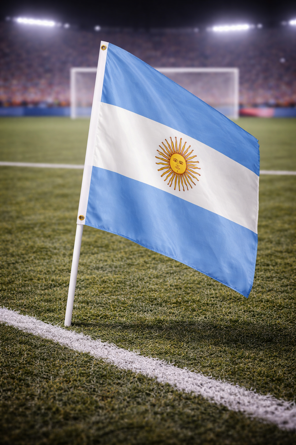 Bandeira de Adepto da Seleção da Argentina