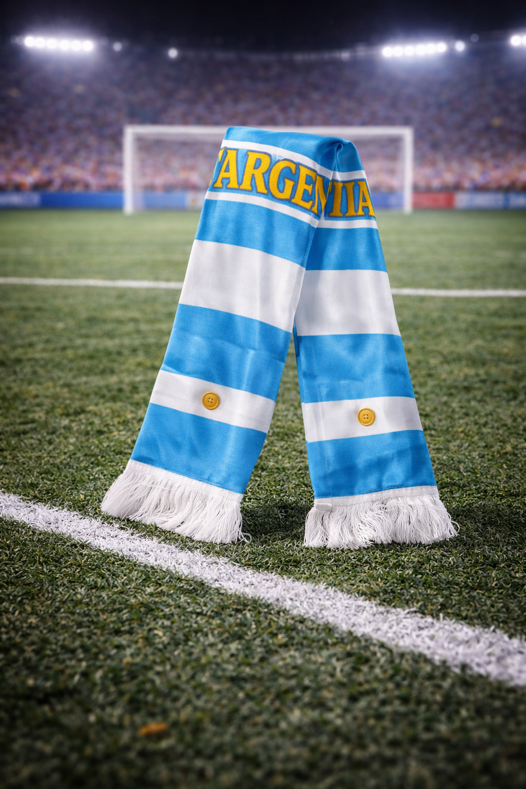 Cachecol de Adepto da Seleção da Argentina