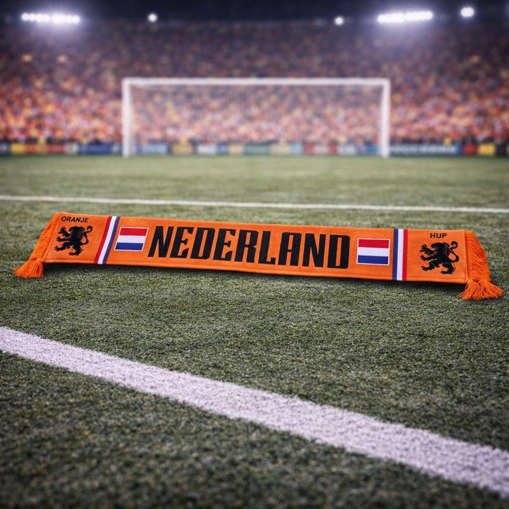 Cachecol de Adepto da Seleção Holandesa