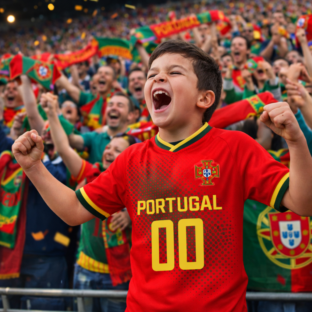 Camisola de Adepto Infantil da Seleção Portuguesa