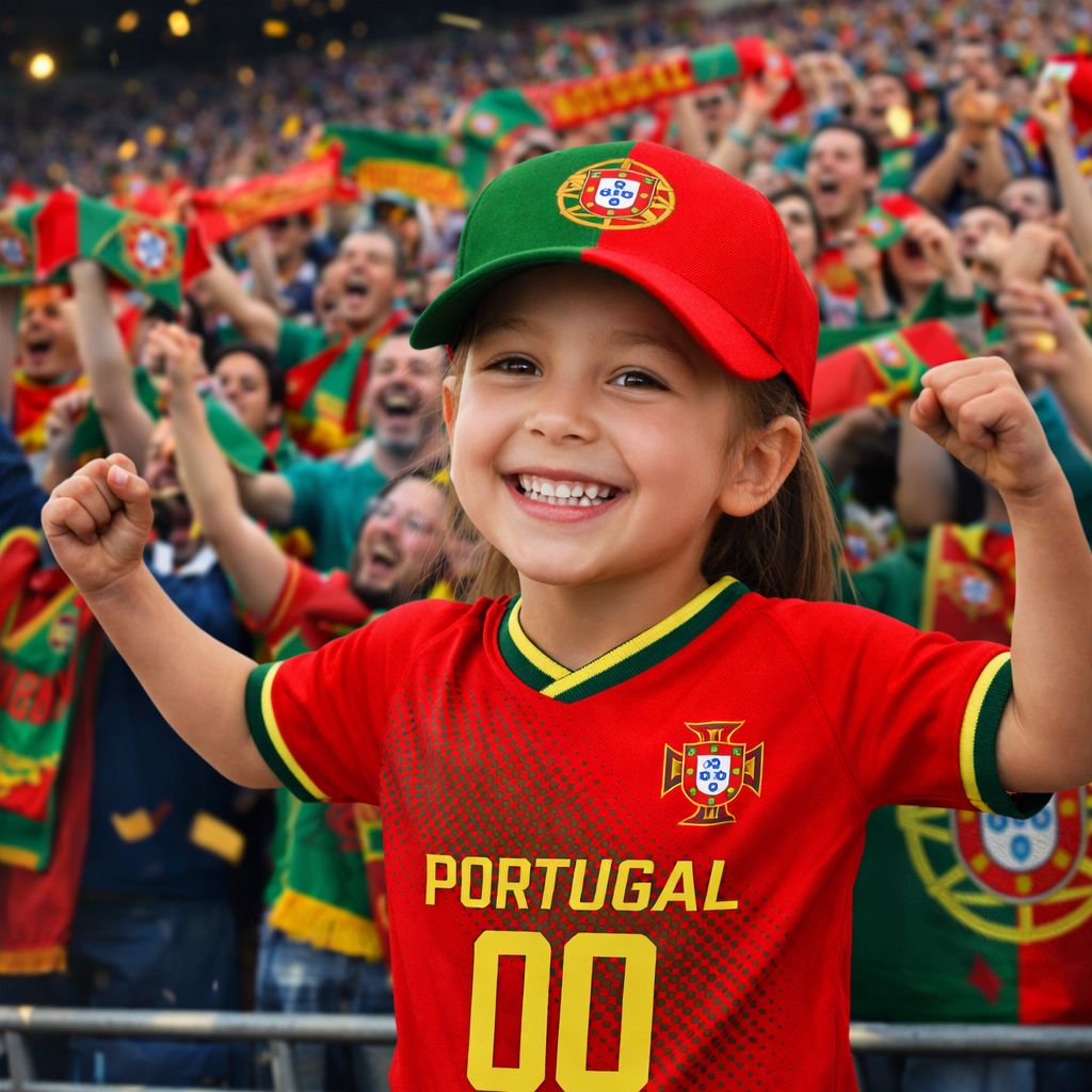 Camisola de Adepto Infantil da Seleção Portuguesa