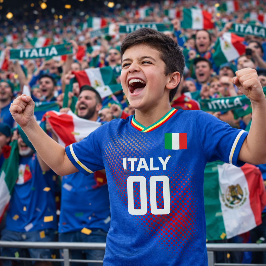 Children's Fan Jersey of the Italian National Team