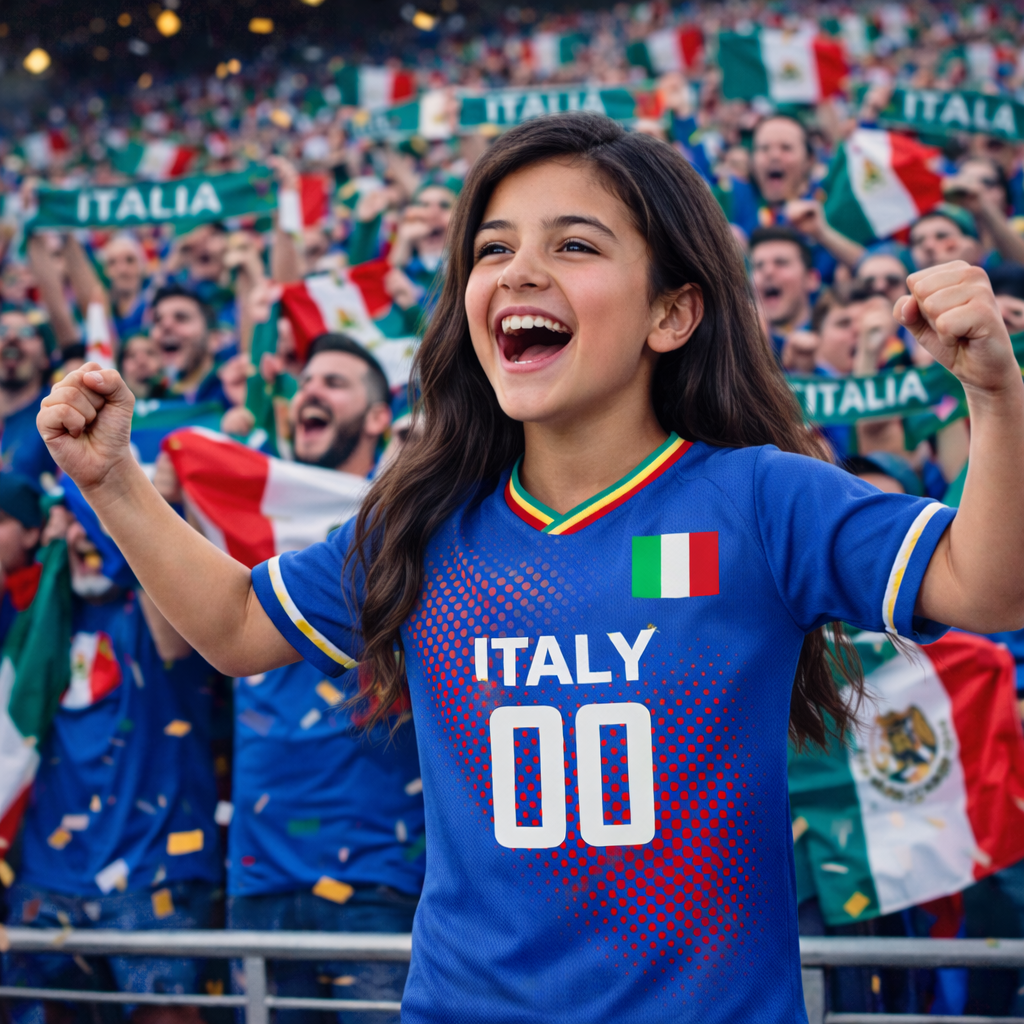 Children's Fan Jersey of the Italian National Team
