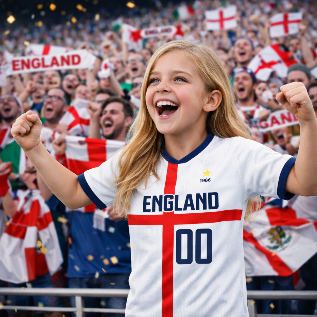 Cachecol de Adepto Infantil da Seleção Inglesa