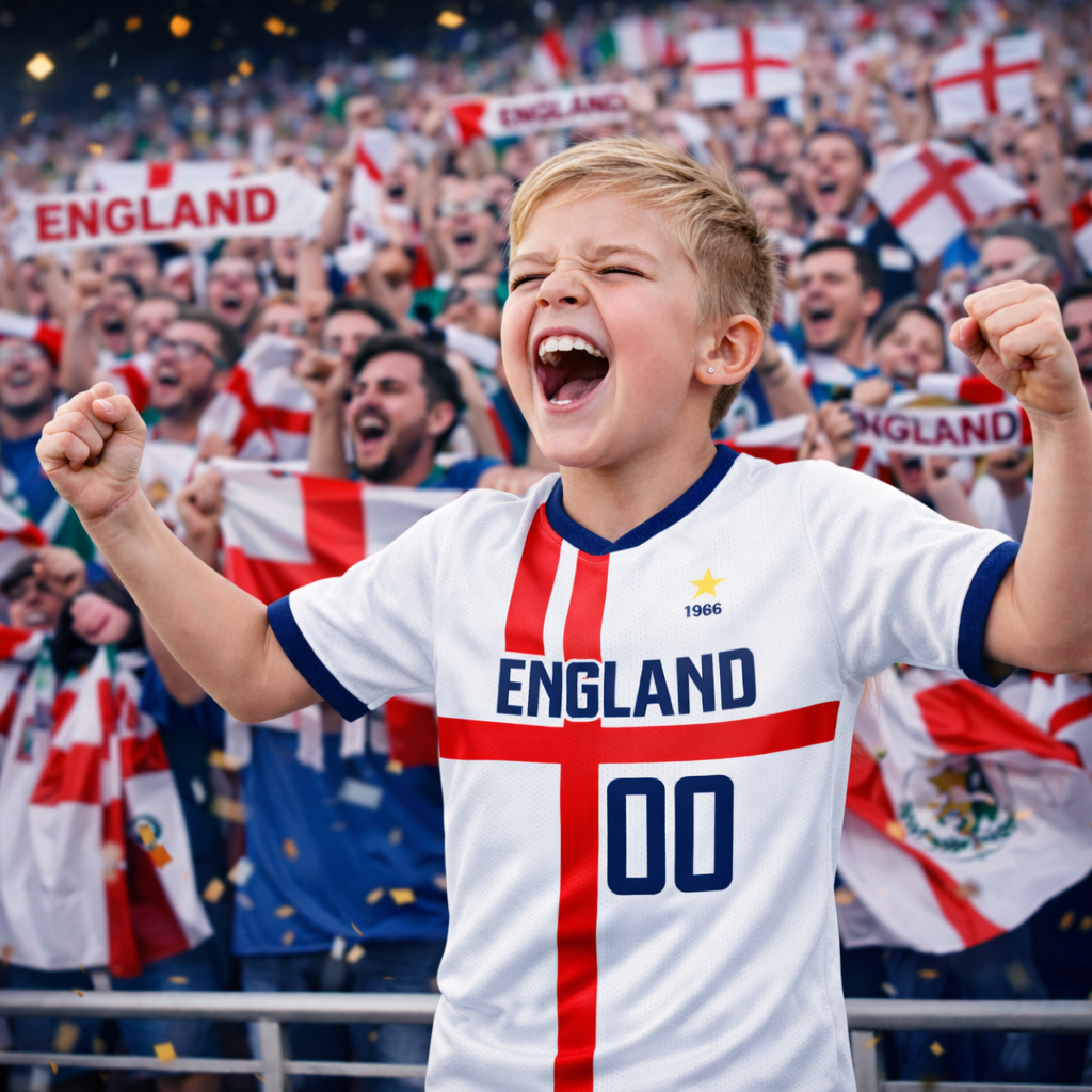 Cachecol de Adepto Infantil da Seleção Inglesa