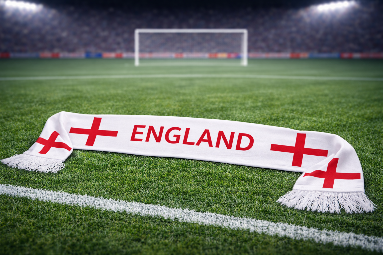 Cachecol de Adepto da Seleção Inglesa