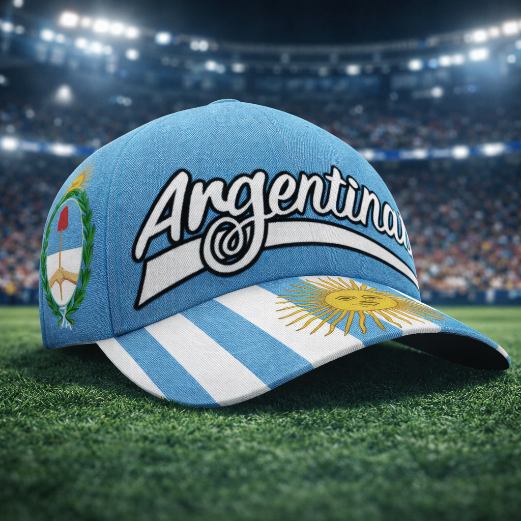 Boné de Adepto da Seleção da Argentina