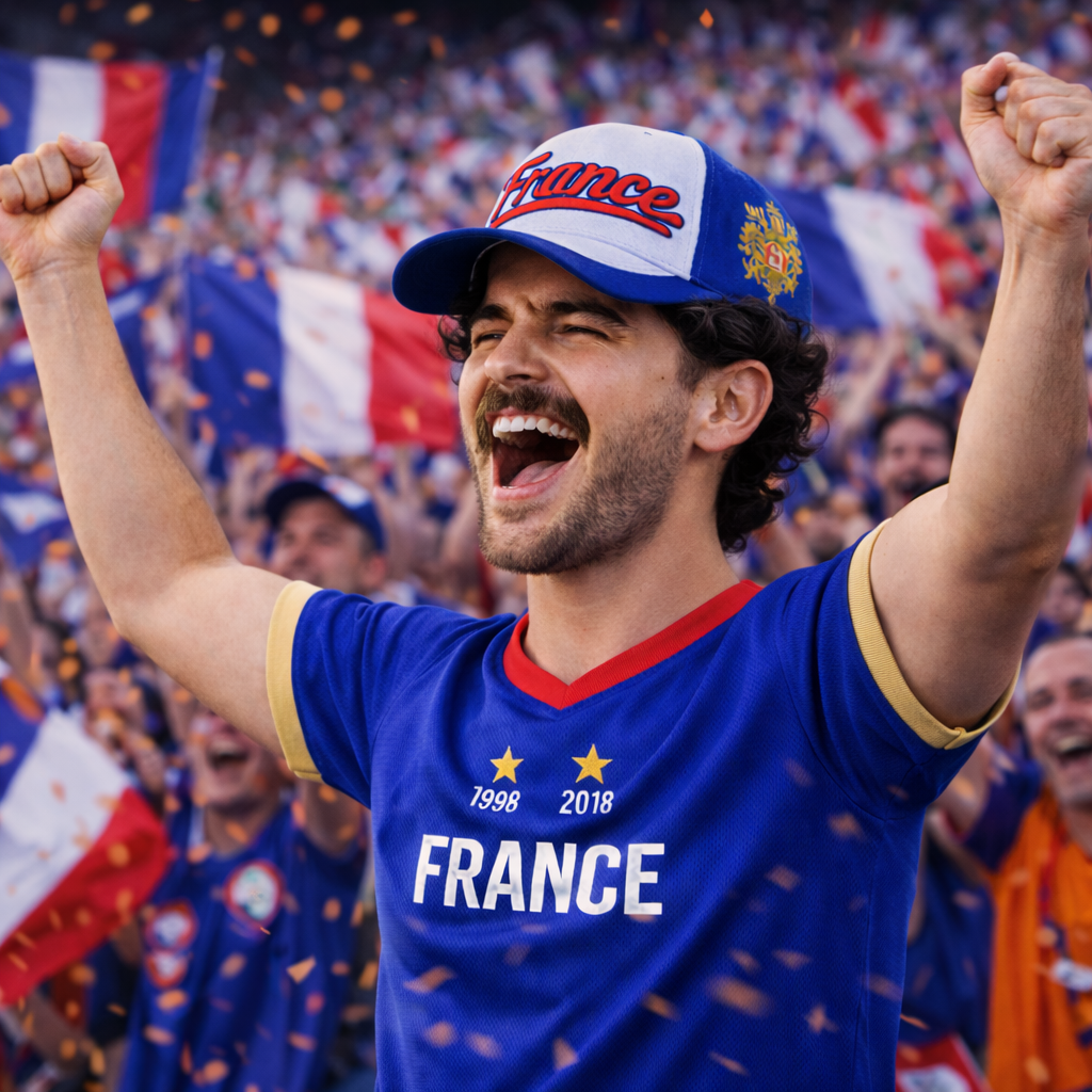 Camisola de Adepto da Seleção Francesa