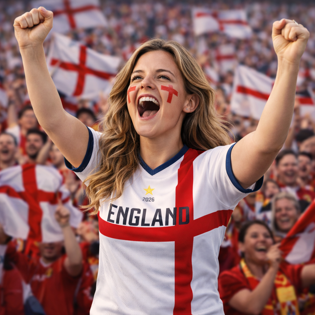 Camisola de Adepto da Seleção Inglesa