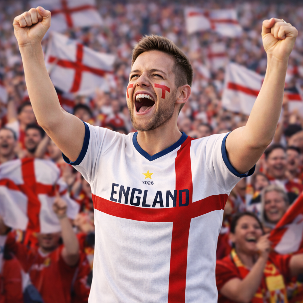 Camisola de Adepto da Seleção Inglesa