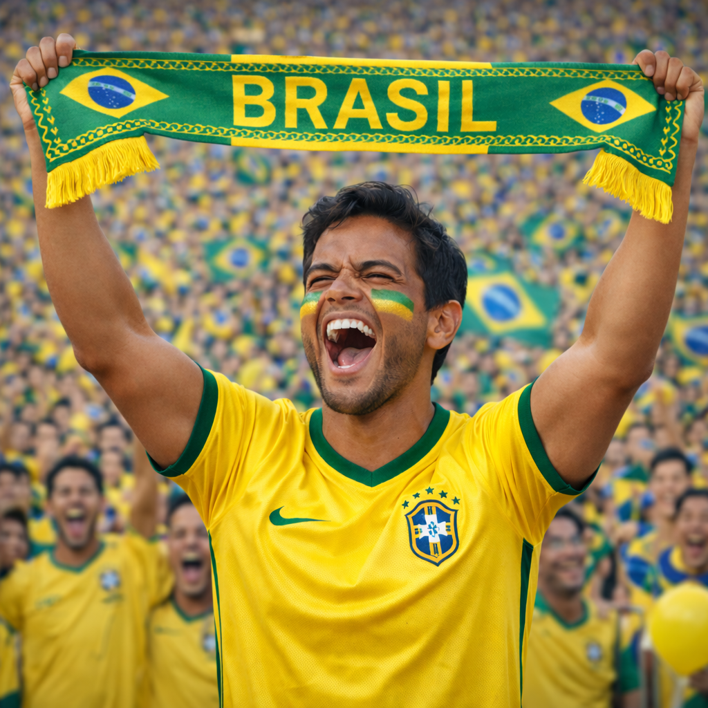 Brazilian National Team Supporter Scarf