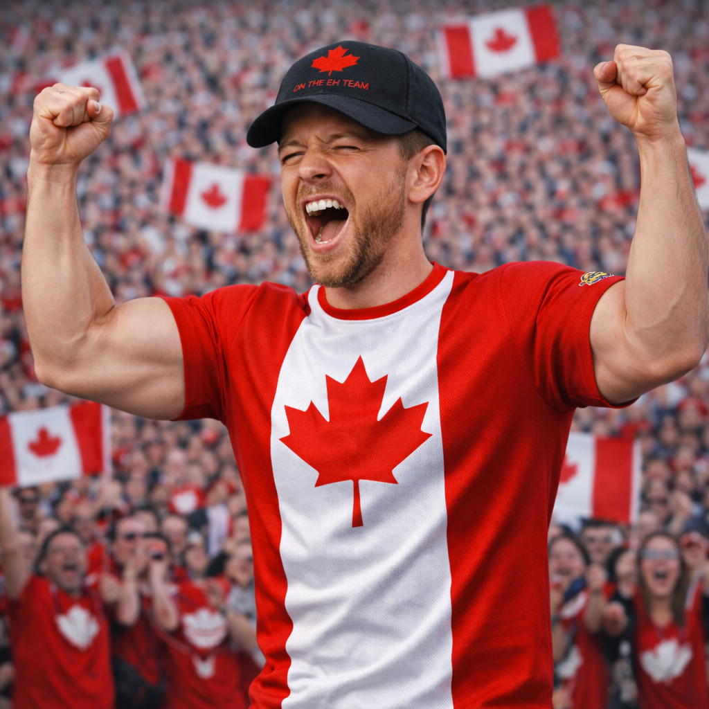 Camisola de Adepto da Seleção Canadiana