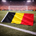 Belgian National Team Supporter Flag