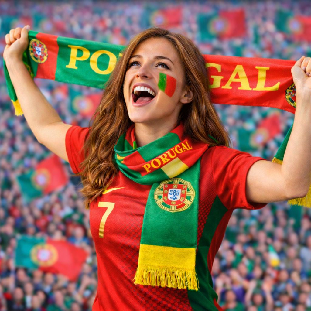 Cachecol de Adepto da Seleção Portuguesa